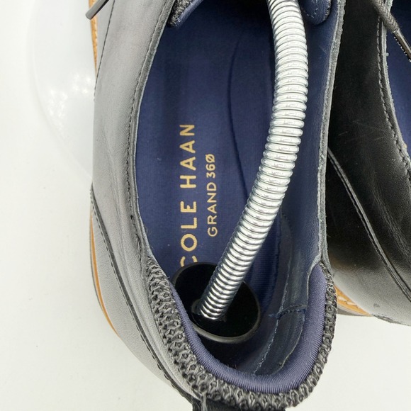 Cole Haan Grand 360 Oxford Shoes Size 10.5 Men Black Leather Plain Toe C33388 main image 2